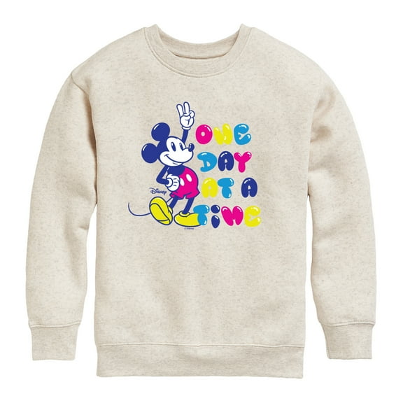 Disney - One Day At A Time - Youth Crewneck Fleece Sweatshirt