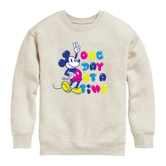 Disney - One Day At A Time - Youth Crewneck Fleece Sweatshirt