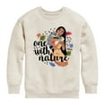 thumbnail image 1 of Disney - One With Nature - Toddler & Youth Crewneck Fleece Sweatshirt, 1 of 5
