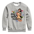 thumbnail image 1 of Disney - One With Nature - Toddler & Youth Crewneck Fleece Sweatshirt, 1 of 5