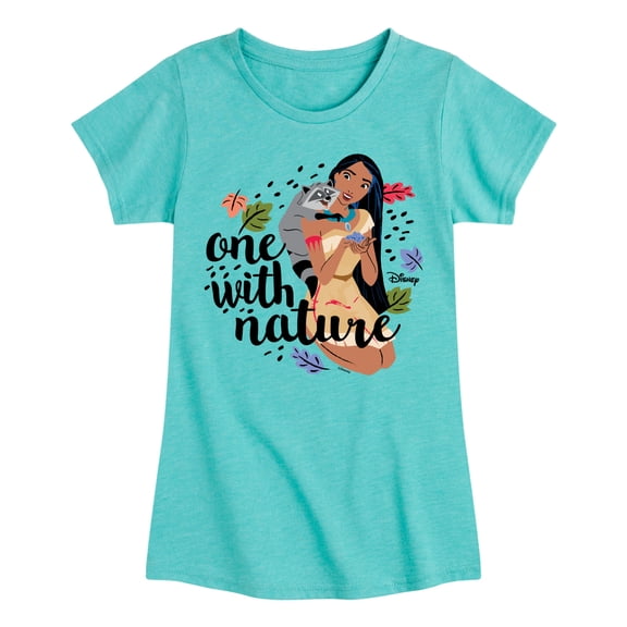 Disney - One With Nature  - Toddler & Youth Girls Short Sleeve Graphic T-Shirt