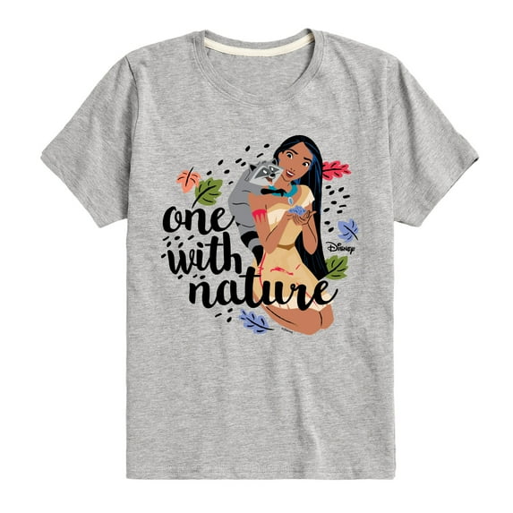 Disney - One With Nature - Toddler & Youth Short Sleeve Graphic T-Shirt