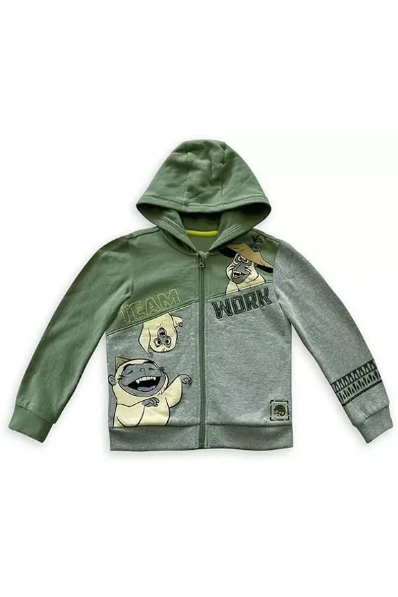 Ongis Zip-Up Hoodie for Boys Raya and The Last Dragon, Size 2
