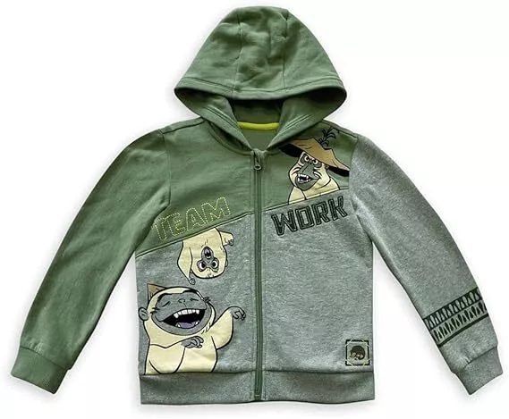 Disney Ongis Zip-Up Hoodie for Boys  Raya and The Last Dragon, Size 4