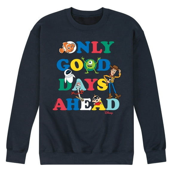 Disney - Only Good Days Ahead - Men's Crew Neck Fleece Pullover