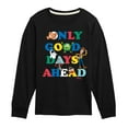 thumbnail image 1 of Disney - Only Good Days Ahead - Toddler & Youth Long Sleeve Graphic T-Shirt, 1 of 5