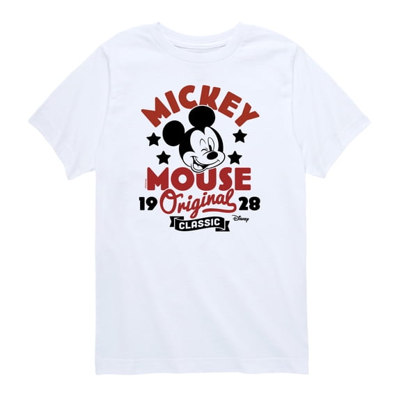 Disney - Original Mickey Badge - Toddler Boys Short Sleeve Graphic T-Shirt
