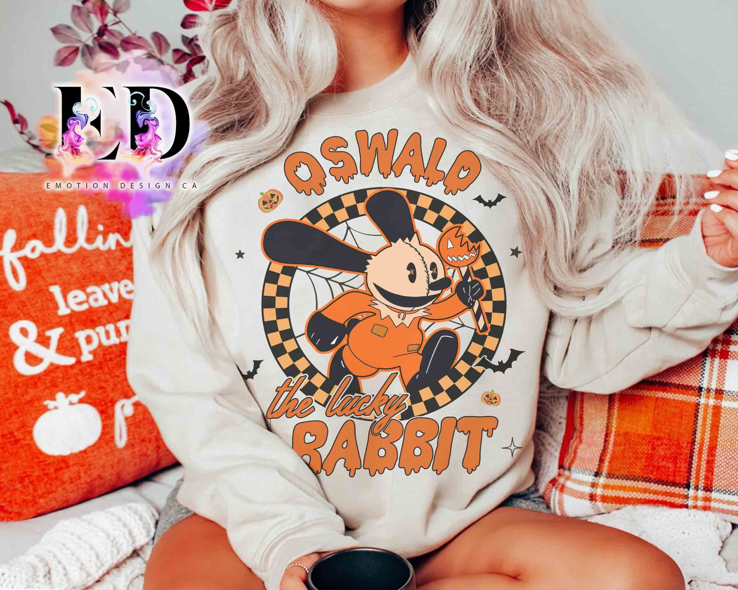 Disney Oswald The Lucky Rabbit Halloween Shirt, Mickey's Not So Scary