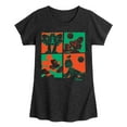 thumbnail image 1 of Disney - Outdoor Fun Character Grid - Toddler & Youth Girls Short Sleeve Graphic T-Shirt, 1 of 5