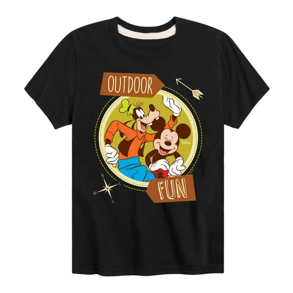 Disney - Outdoor Fun - Toddler & Youth Short Sleeve Graphic T-Shirt