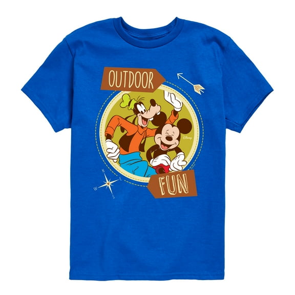 Disney - Outdoor Fun - Toddler & Youth Short Sleeve Graphic T-Shirt