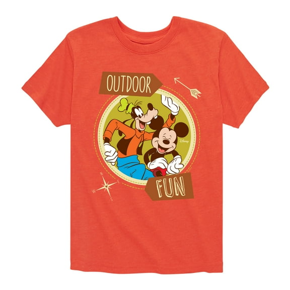 Disney - Outdoor Fun - Toddler & Youth Short Sleeve Graphic T-Shirt