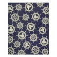 thumbnail image 1 of Disney Outdoor Mickey Mouse Maritime Coastal Geometric Navy Area Rug, 9x13, 1 of 8