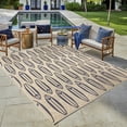 thumbnail image 1 of Disney Outdoor Surfboard Coastal Graphic Sand/Navy Area Rug, 8x10, 1 of 7