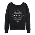 thumbnail image 1 of Disney - Owca - Women's French Terry Long Sleeve Pullover, 1 of 4