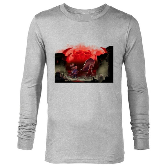 Disney Owl House Luz Edna and King - Long Sleeve T-Shirt for Men - Customized-Athletic Heather