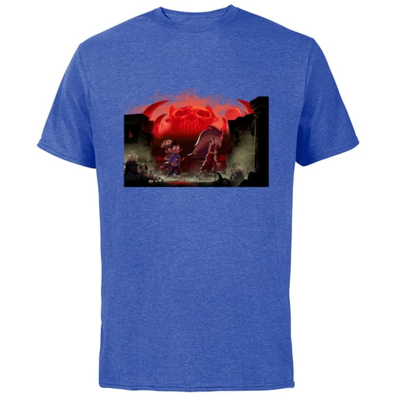 Disney Owl House Luz Edna and King - Short Sleeve Cotton T-Shirt for Adults - Customized-Royal Heather