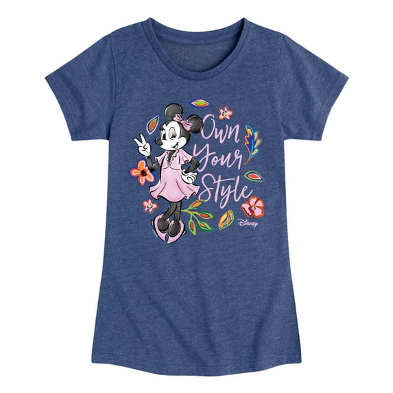 Disney - Own Your Style - Toddler & Youth Girls Short Sleeve Graphic T-Shirt