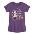 thumbnail image 1 of Disney - Own Your Style - Toddler & Youth Girls Short Sleeve Graphic T-Shirt, 1 of 5