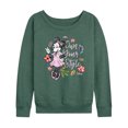 thumbnail image 1 of Disney - Own Your Style - Women's Lightweight French Terry Long Sleeve Shirt, 1 of 5