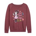 thumbnail image 1 of Disney - Own Your Style - Women's Lightweight French Terry Long Sleeve Shirt, 1 of 5