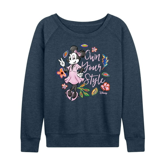 Disney - Own Your Style - Women's Lightweight French Terry Long Sleeve Shirt