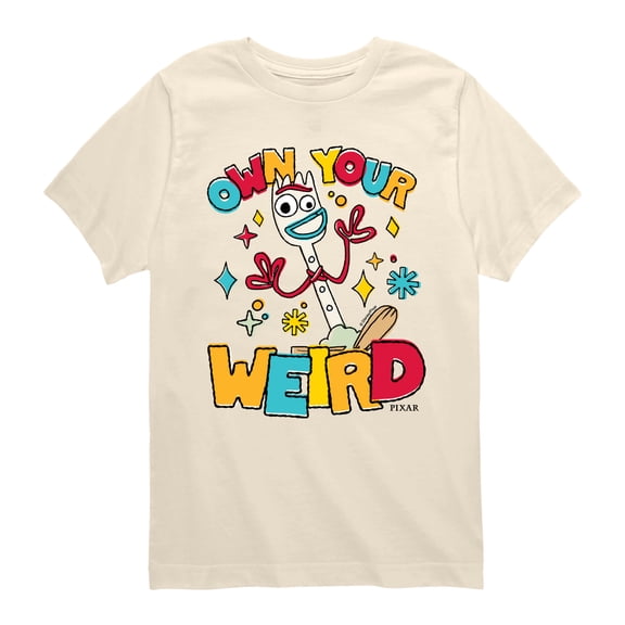 Disney - Own Your Weird Forky Short Sleeve Graphic T-Shirt