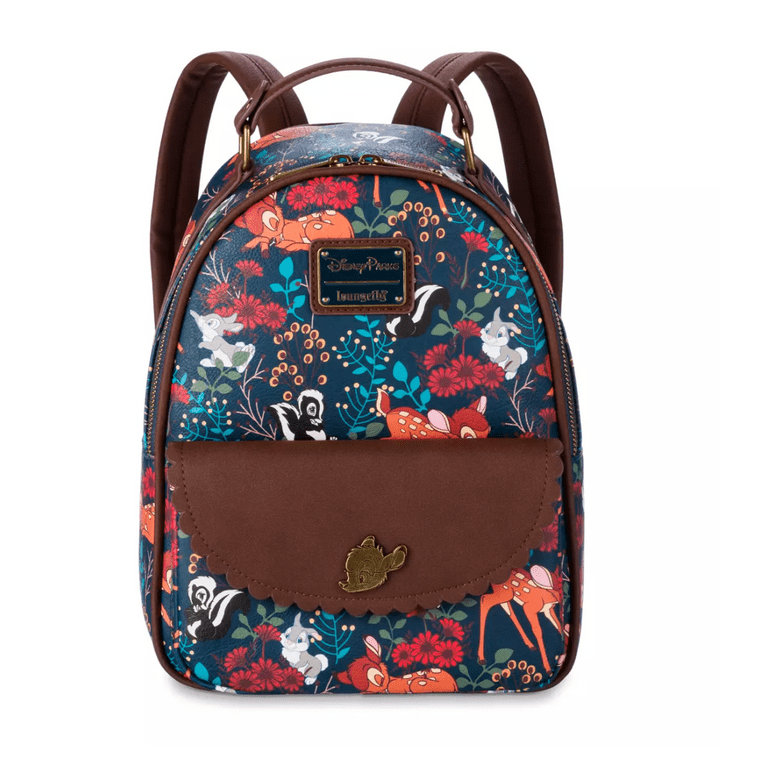 Disney PArks Bambi Thumper Flower Floral Loungefly Mini