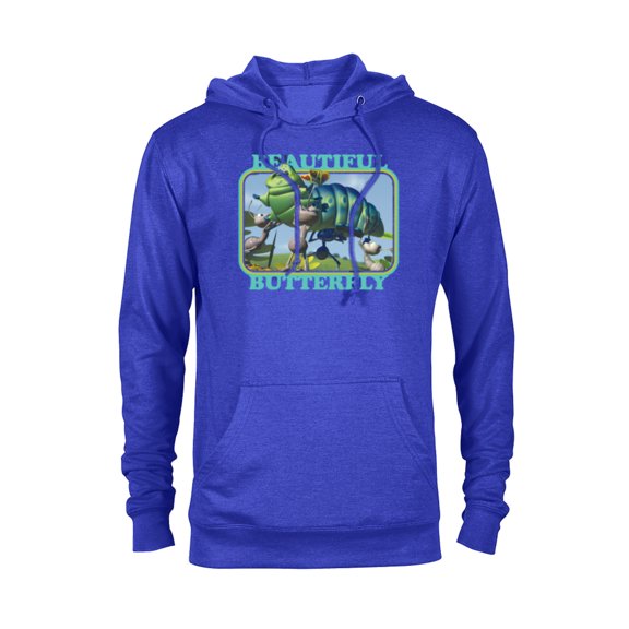 Disney PIXAR A Bug's Life Heimlich Beautiful Butterfly T-Shirt - Pullover Hoodie for Adults - Customized-Royal Heather