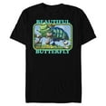 thumbnail image 1 of Disney PIXAR A Bug's Life Heimlich Beautiful Butterfly T-Shirt- Short Sleeve Blended T-Shirt for Adults - Customized-Black Snow Heather, 1 of 5