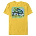 thumbnail image 1 of Disney PIXAR A Bug's Life Heimlich Beautiful Butterfly T-Shirt- Short Sleeve Blended T-Shirt for Adults - Customized-Putty Snow Heather, 1 of 5