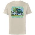 thumbnail image 1 of Disney PIXAR A Bug's Life Heimlich Beautiful Butterfly T-Shirt - Short Sleeve Cotton T-Shirt for Adults - Customized-Putty, 1 of 5