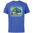 thumbnail image 1 of Disney PIXAR A Bug's Life Heimlich Beautiful Butterfly T-Shirt - Short Sleeve Cotton T-Shirt for Adults - Customized-Royal Heather, 1 of 5