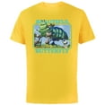 thumbnail image 1 of Disney PIXAR A Bug's Life Heimlich Beautiful Butterfly T-Shirt - Short Sleeve Cotton T-Shirt for Adults - Customized-Sunflower, 1 of 5
