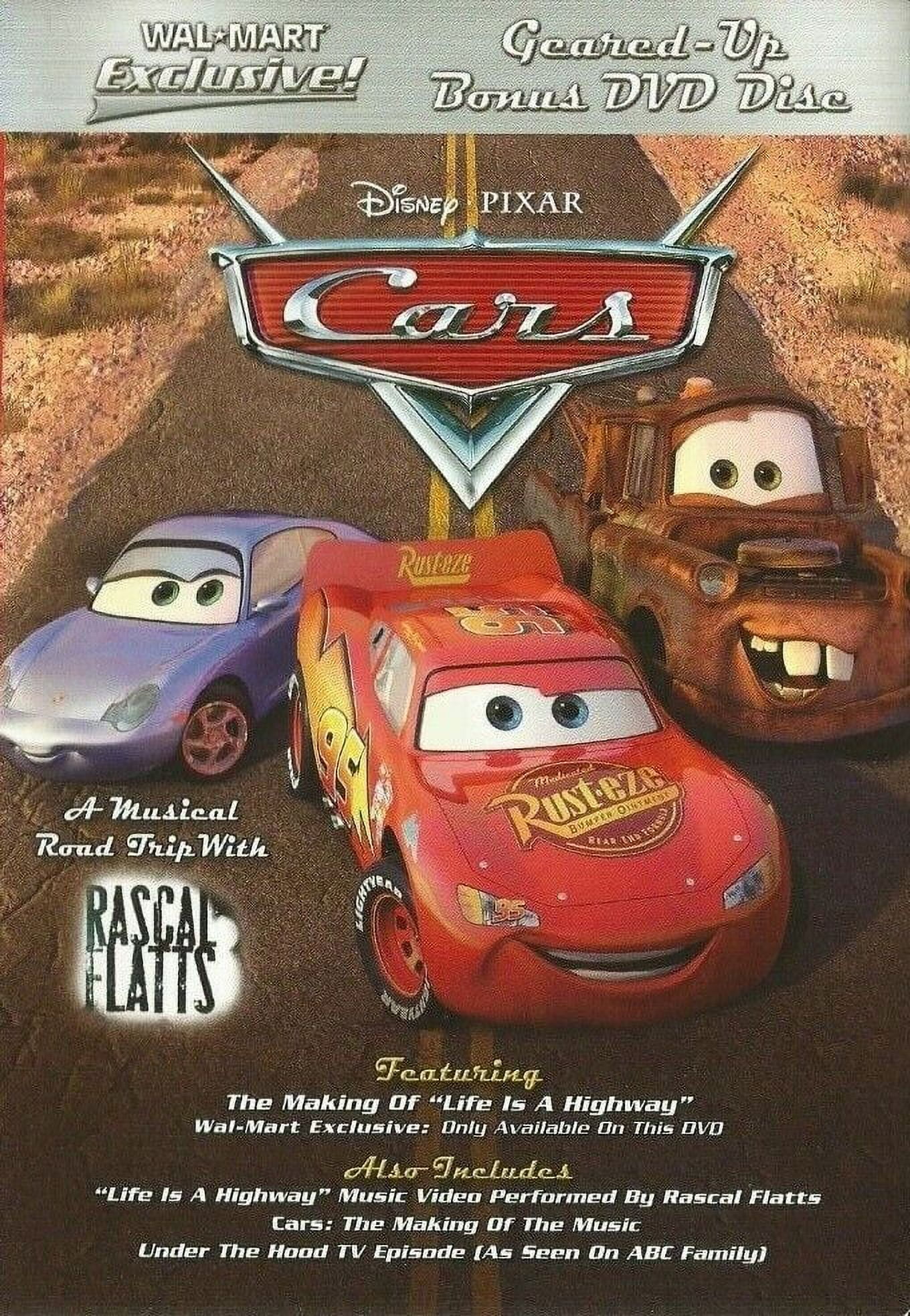 Disney PIXAR Cars Geared-Up BONUS DVD Disc WalMart Exclusive Rascal Flatts - NEW