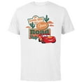 thumbnail image 1 of Disney PIXAR Cars Let’s Hit the Open Road - Short Sleeve Cotton T-Shirt for Adults - Customized-White, 1 of 5