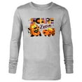 thumbnail image 1 of Disney PIXAR Cars Mater & Lightning McQueen Halloween Scare Zone - Long Sleeve T-Shirt for Men - Customized-Athletic Heather, 1 of 5