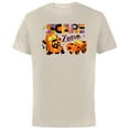 thumbnail image 1 of Disney PIXAR Cars Mater & Lightning McQueen Halloween Scare Zone - Short Sleeve Cotton T-Shirt for Adults - Customized-Natural, 1 of 5