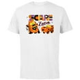 thumbnail image 1 of Disney PIXAR Cars Mater & Lightning McQueen Halloween Scare Zone - Short Sleeve Cotton T-Shirt for Adults - Customized-White, 1 of 5