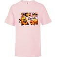 thumbnail image 1 of Disney PIXAR Cars Mater & Lightning McQueen Halloween Scare Zone - Short Sleeve T-Shirt for Kids - Customized-Soft Pink, 1 of 5