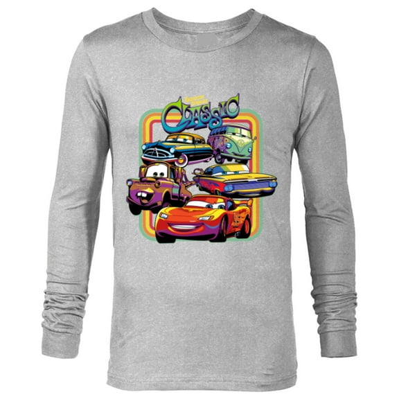 Disney PIXAR Cars Radiator Springs Classic - Long Sleeve T-Shirt for Men - Customized-Athletic Heather