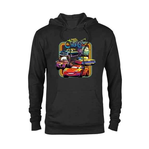 Disney PIXAR Cars Radiator Springs Classic - Pullover Hoodie for Adults - Customized-Black