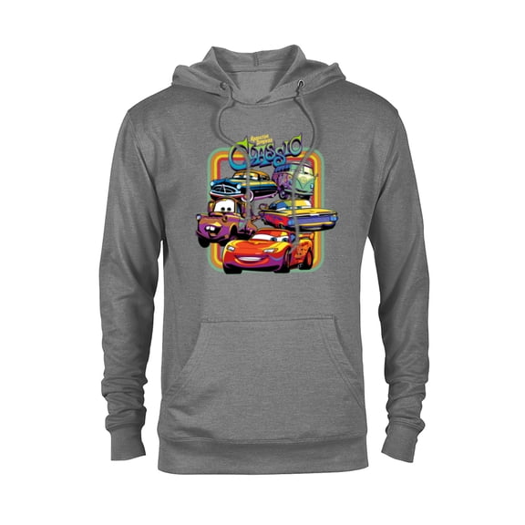 Disney PIXAR Cars Radiator Springs Classic - Pullover Hoodie for Adults - Customized-Graphite Heather