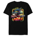 thumbnail image 1 of Disney PIXAR Cars Radiator Springs Classic - Short Sleeve Blended T-Shirt for Adults - Customized-Black, 1 of 5