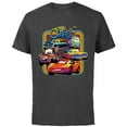 thumbnail image 1 of Disney PIXAR Cars Radiator Springs Classic - Short Sleeve Cotton T-Shirt for Adults - Customized-Charcoal, 1 of 5