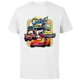 thumbnail image 1 of Disney PIXAR Cars Radiator Springs Classic - Short Sleeve Cotton T-Shirt for Adults - Customized-White, 1 of 5