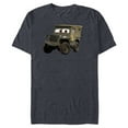 thumbnail image 1 of Disney PIXAR Cars Sarge 1942 Jeep Veteran’s Day - Short Sleeve Blended T-Shirt for Adults - Customized-Navy Heather, 1 of 5