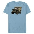 thumbnail image 1 of Disney PIXAR Cars Sarge 1942 Jeep Veteran’s Day - Short Sleeve Blended T-Shirt for Adults - Customized-Ocean Blue, 1 of 5