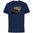 thumbnail image 1 of Disney PIXAR Cars Sarge 1942 Jeep Veteran’s Day - Short Sleeve Cotton T-Shirt for Adults - Customized-Navy, 1 of 5