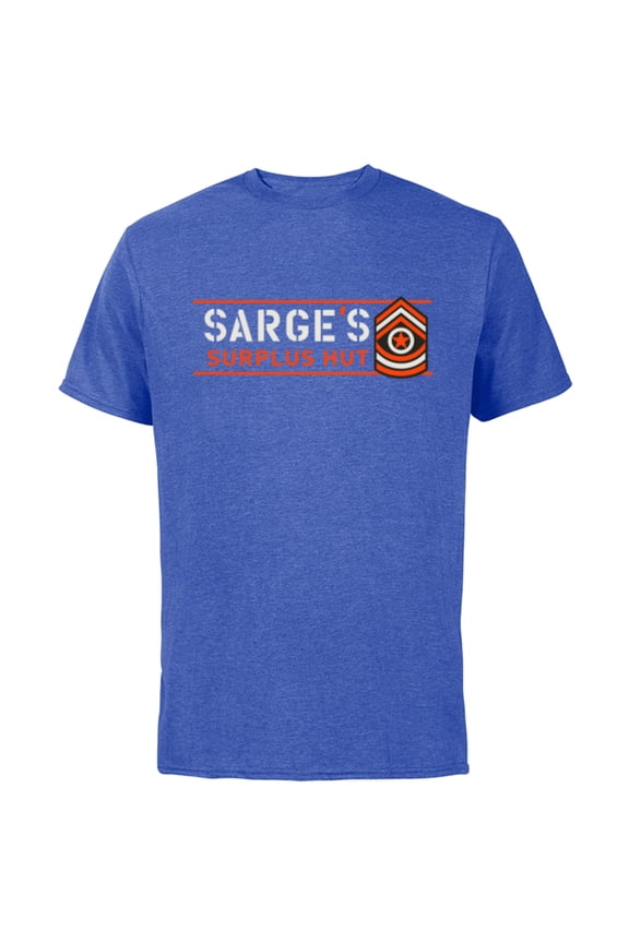 Disney PIXAR Cars Sarge’s Surplus Hut Veteran’s Day - Short Sleeve Cotton T-Shirt for Adults - Customized-Royal Heather